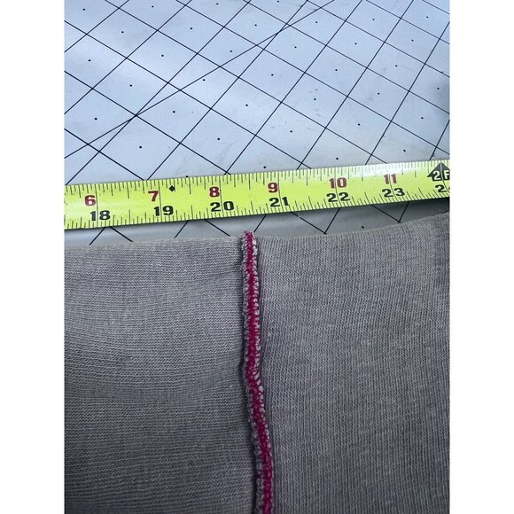 Vintage IM Sports Beige Hoodie Red Waffle Lining Men's L Chore Jacket Barn Find - Picture 9 of 12